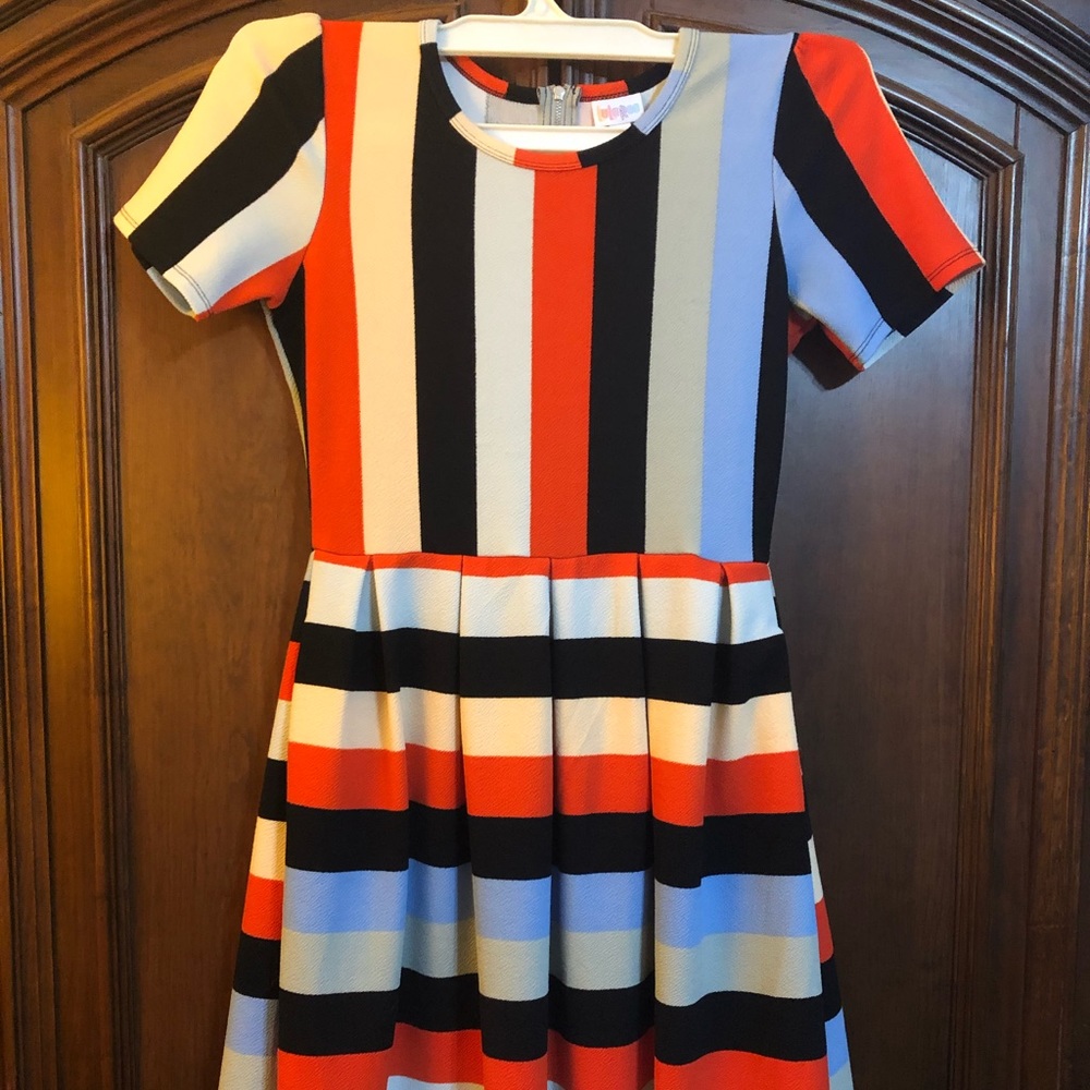 Lularoe Amelia striped dress